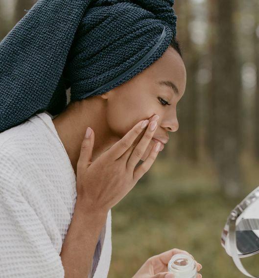Testing Korean skincare products
